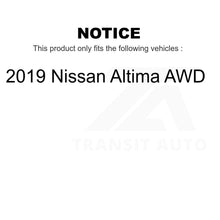 Load image into Gallery viewer, Front Rear Semi-Metallic Brake Pads Parking Shoes Kit For 2019 Nissan Altima AWD