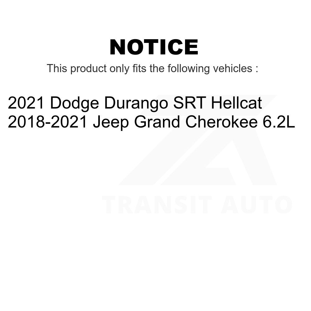 Kit de plaquettes de frein semi-métalliques avant et arrière, pour Jeep Grand Cherokee 