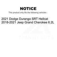 Charger l'image dans la galerie, Kit de plaquettes de frein semi-métalliques avant et arrière, pour Jeep Grand Cherokee 