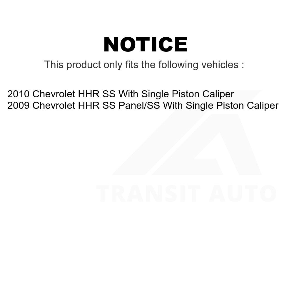 Kit de plaquettes de frein et chaussures de tambour semi-métalliques avant et arrière, pour Chevrolet HHR 