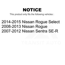 Load image into Gallery viewer, Front Coated Disc Brake Rotors Pair For Nissan Rogue Sentra Select