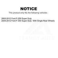 Load image into Gallery viewer, Rear Coated Disc Brake Rotors Pair For 2005-2012 Ford F-250 Super Duty F-350