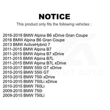 Load image into Gallery viewer, Rear Coat Brake Rotor Pair For BMW 750Li xDrive 750i 550i GT Alpina B7 B6 Gran 7