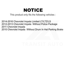 Load image into Gallery viewer, Front Rear Coated Disc Brake Rotors Kit For Chevrolet Impala Limited