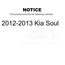 Load image into Gallery viewer, Front Rear Coated Disc Brake Rotors Kit For 2012-2013 Kia Soul