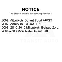 Load image into Gallery viewer, Front Rear Coated Disc Brake Rotors Kit For Mitsubishi Galant Eclipse