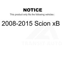 Load image into Gallery viewer, Front Rear Coated Disc Brake Rotors Kit For 2008-2015 Scion xB