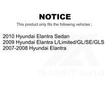 Load image into Gallery viewer, Front Rear Coated Disc Brake Rotors Kit For Hyundai Elantra