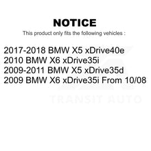 Charger l'image dans la galerie, Front Rear Coated Disc Brake Rotors Kit For BMW X5 X6