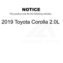 Charger l&#39;image dans la galerie, Front Rear Disc Brake Rotors Drums Kit For 2019 Toyota Corolla 2.0L