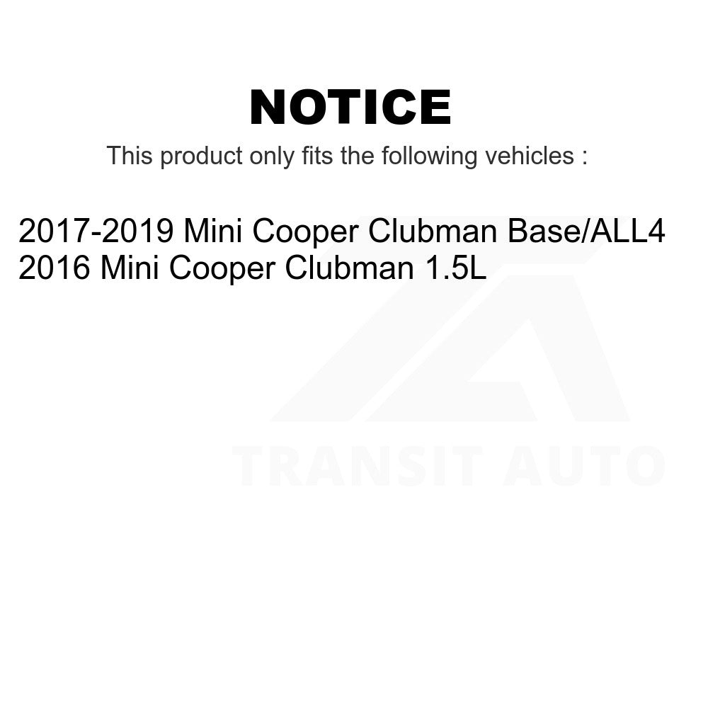 Front Rear Coated Disc Brake Rotors Kit For Mini Cooper Clubman