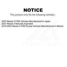 Load image into Gallery viewer, Front Rear Coated Disc Brake Rotors Kit For Mazda 3