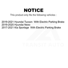 Charger l&#39;image dans la galerie, Rear Coated Disc Brake Rotors Pair For Kia Sportage Hyundai Tucson Nexo