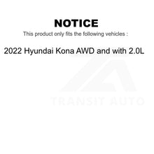 Charger l&#39;image dans la galerie, Front Rear Coated Disc Brake Rotors Kit For 2022 Hyundai Kona AWD with 2.0L