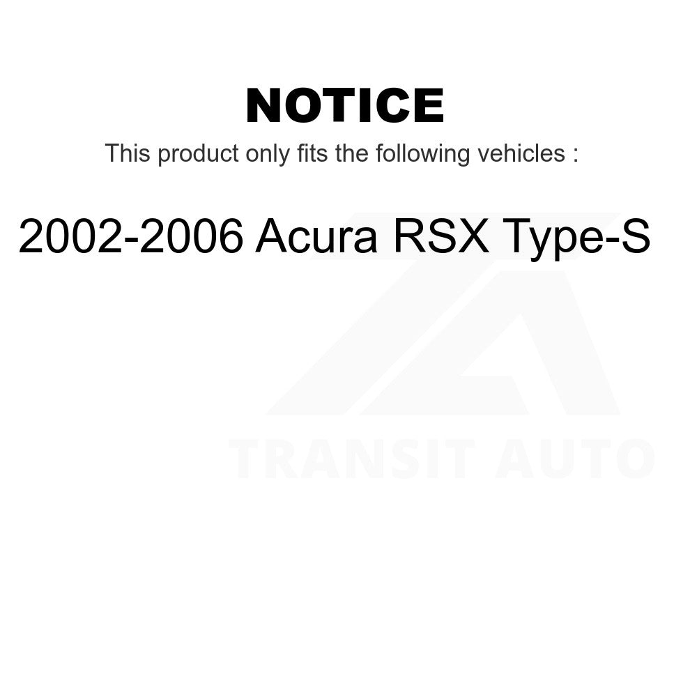 [Front+Rear] 2002-2006 Acura RSX Type-S Premium OE Coated Rotors Brake Kit For Max Braking