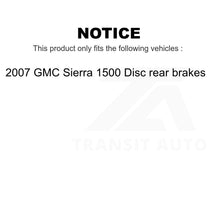 Charger l'image dans la galerie, Front Rear Disc Brake Rotors Ceramic Pad Coat Drum Kit (7Pc) For GMC Sierra 1500