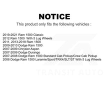 Charger l&#39;image dans la galerie, Front Coat Brake Rotors Ceramic Pad Kit For Ram 1500 Dodge Classic Durango Aspen