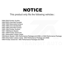 Charger l&#39;image dans la galerie, Front Coat Brake Rotor Ceramic Pad Kit For Chevrolet Cavalier Pontiac Sunfire Am