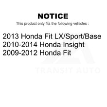 Charger l&#39;image dans la galerie, Rear Coated Brake Drum Shoes Kit For Honda Fit Insight