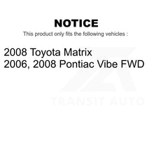 Load image into Gallery viewer, Rear Coated Brake Drum Shoe Spring &amp; Cylinder Kit For Pontiac Vibe Toyota Matrix