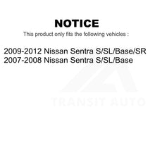 Charger l&#39;image dans la galerie, Rear Coated Brake Drum Parking Shoes Kit For Nissan Sentra