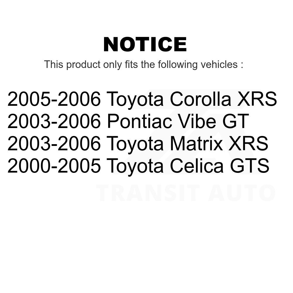 Mpulse Ignition Coil Pair For Toyota Corolla Matrix Pontiac Vibe Celica