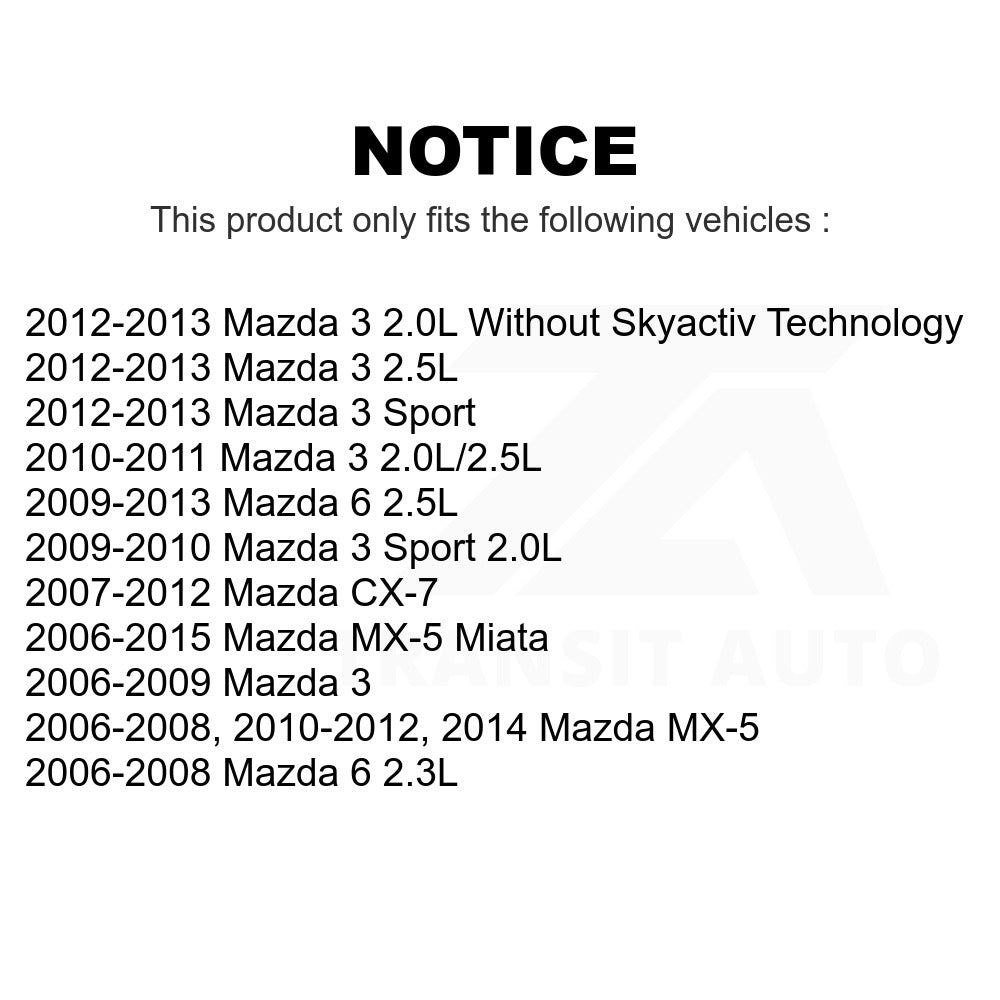 Mpulse Ignition Coil Pair For Mazda 3 6 CX-7 MX-5 Miata Sport