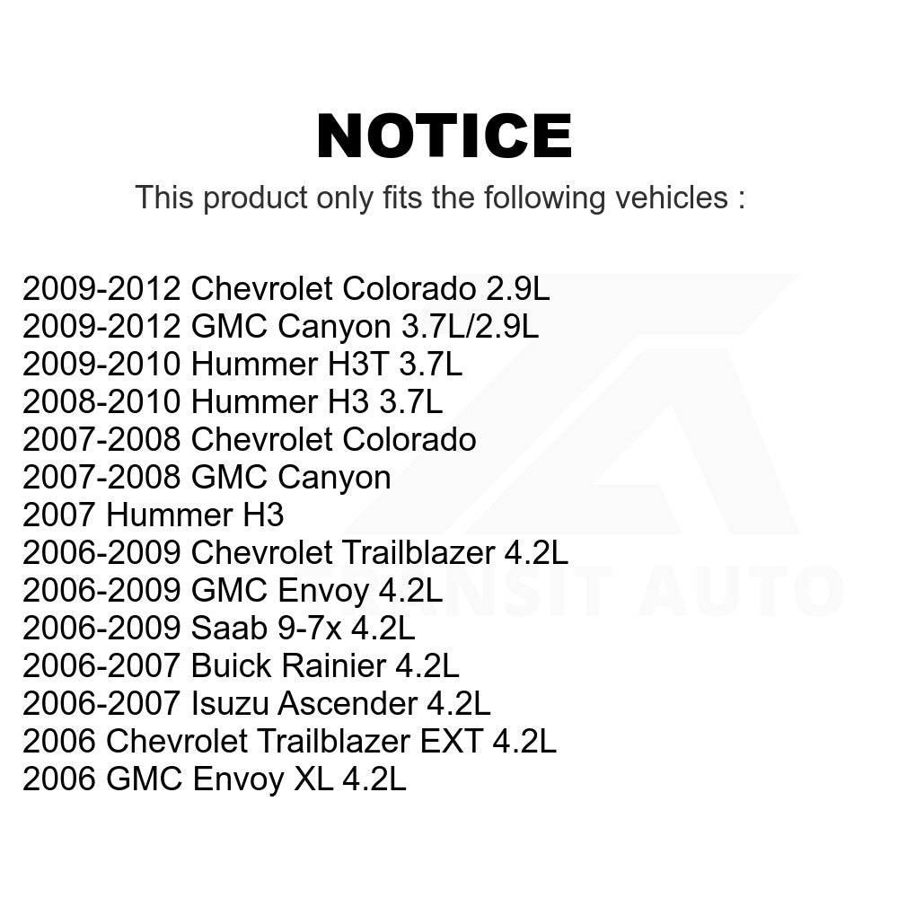 Mpulse Ignition Coil Pair For Chevrolet Trailblazer Colorado GMC Envoy Hummer H3