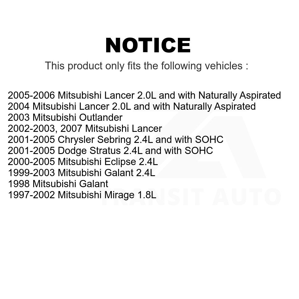 Mpulse Ignition Coil Pair For Mitsubishi Chrysler Sebring Dodge Stratus Lancer