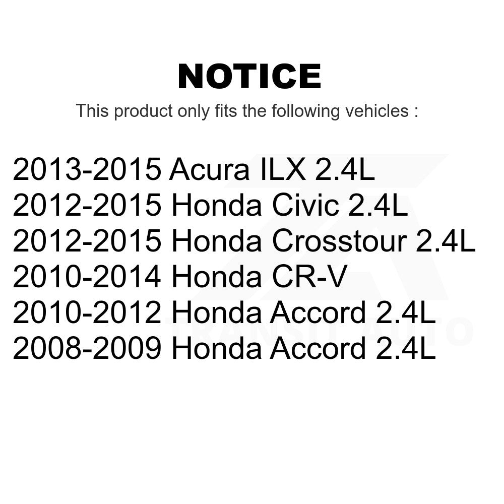 Mpulse Ignition Coil Pair For Honda Accord Civic CR-V Crosstour Acura ILX