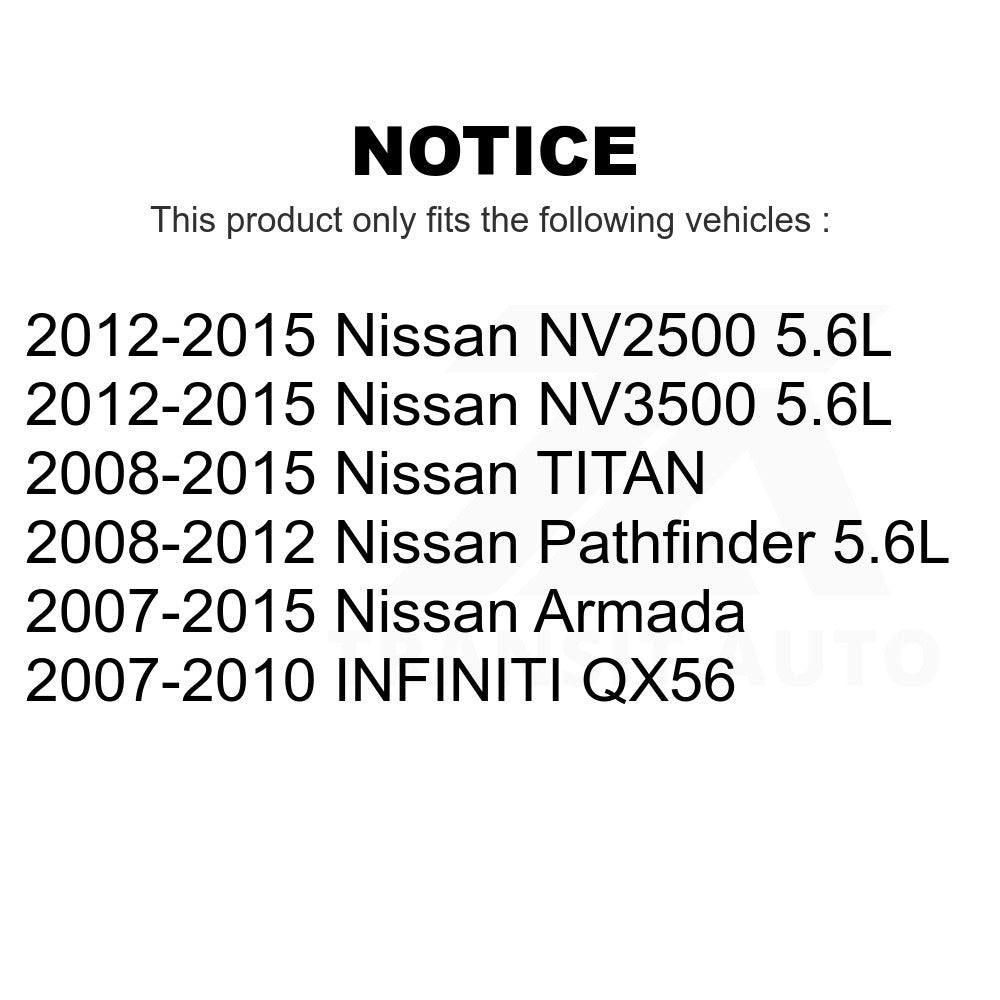 Mpulse Ignition Coil Pair For Nissan TITAN Armada Pathfinder NV2500 INFINITI