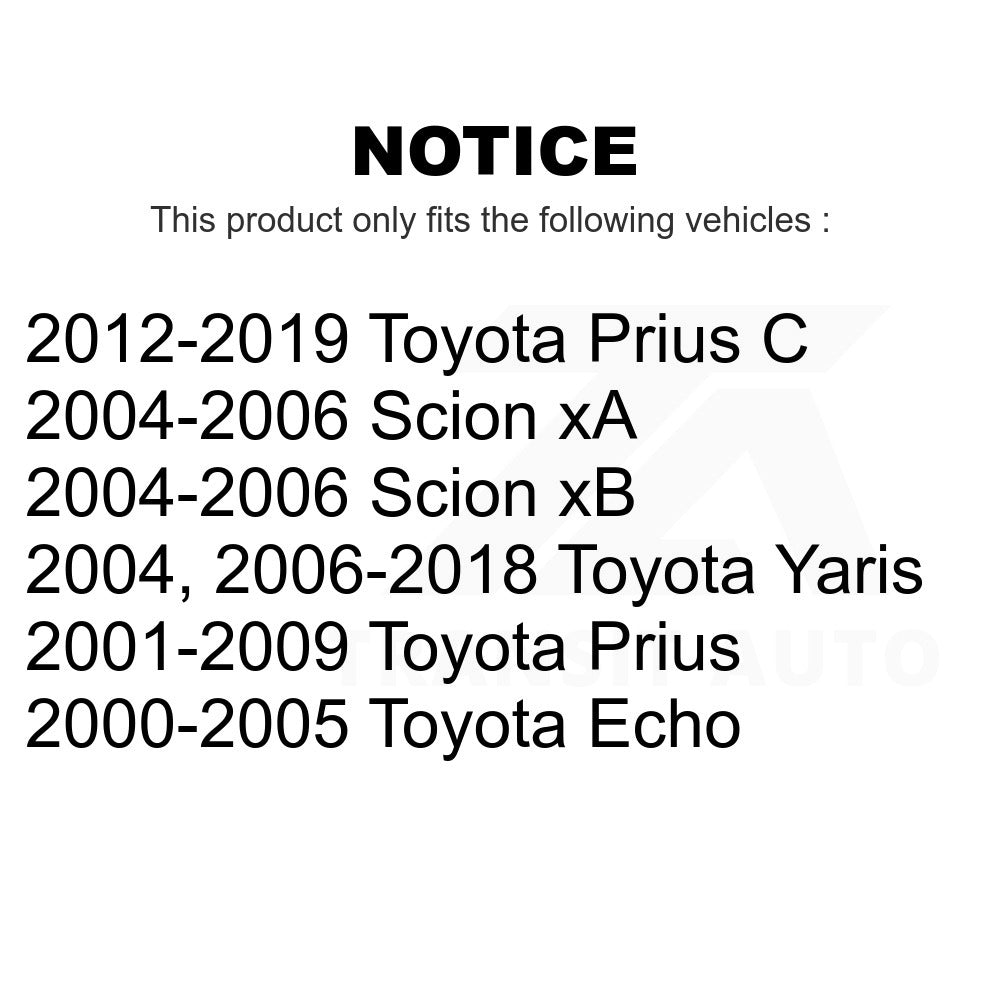 Mpulse Ignition Coil Pair For Toyota Prius Yaris Scion C xB Echo xA