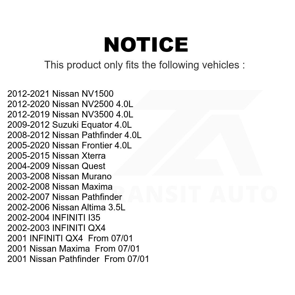 Mpulse Ignition Coil Kit For Nissan Frontier Altima Pathfinder Maxima Xterra I35