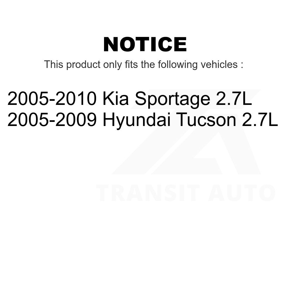 Mpulse Ignition Coil Kit For Kia Sportage Hyundai Tucson 2.7L