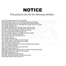 Charger l&#39;image dans la galerie, Front Rear Semi-Metallic Brake Pad Kit For Dodge Charger Chrysler 300 Challenger