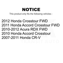 Charger l&#39;image dans la galerie, Front Rear Semi-Metallic Brake Pad Kit For Honda CR-V Accord Crosstour Acura RDX