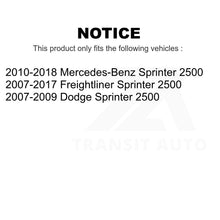 Charger l&#39;image dans la galerie, Front Rear Semi-Metallic Brake Pads Kit For Sprinter 2500 Mercedes-Benz Dodge