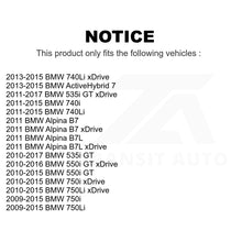 Charger l&#39;image dans la galerie, Front Rear Semi-Metallic Brake Pad Kit For BMW 750Li xDrive 750i 740Li 740i 535i
