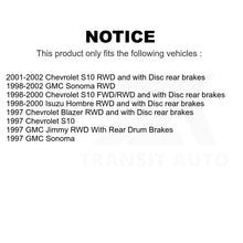 Charger l&#39;image dans la galerie, Front Rear Semi-Metallic Brake Pad Kit For Chevrolet S10 GMC Sonoma Blazer Jimmy