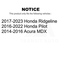 Load image into Gallery viewer, Front Rear Semi-Metallic Brake Pads Kit For Honda Pilot Acura MDX Ridgeline