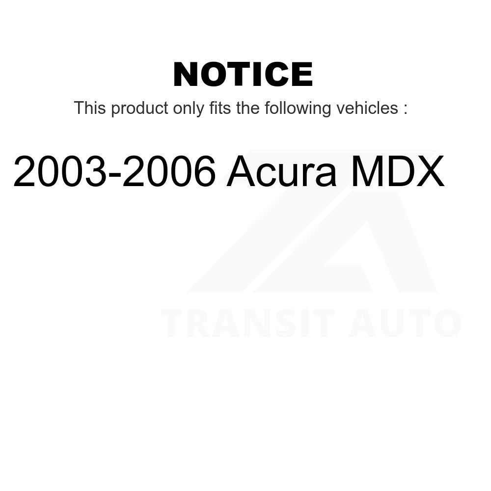 Front Rear Semi-Metallic Brake Pads Kit For 2003-2006 Acura MDX