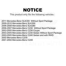 Load image into Gallery viewer, Front Rear Semi-Metallic Brake Pad Kit For Mercedes-Benz C230 C240 SLK280 SLK300