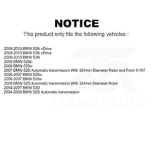 Charger l&#39;image dans la galerie, Front Rear Semi-Metallic Brake Pad Kit For BMW 530i 528i 525i 530xi 535xi xDrive