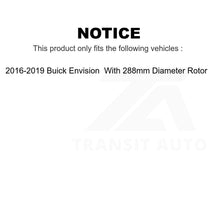 Load image into Gallery viewer, Front Rear Semi-Metallic Brake Pads Kit For Buick Envision