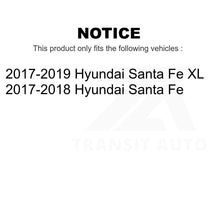 Charger l&#39;image dans la galerie, Front Rear Semi-Metallic Brake Pads Kit For Hyundai Santa Fe XL