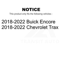 Charger l&#39;image dans la galerie, Front Rear Semi-Metallic Brake Pad Kit For 2018-2022 Chevrolet Trax Buick Encore