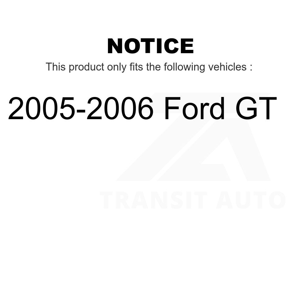 Front Rear Semi-Metallic Brake Pads Kit For 2005-2006 Ford GT