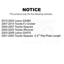 Load image into Gallery viewer, Front Rear Semi-Metallic Brake Pad Kit For Toyota 4Runner Lexus Sequoia GX460 FJ