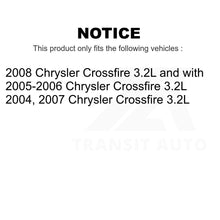 Charger l&#39;image dans la galerie, Mpulse Front Disc Brake Pads Wear Sensor (2 Pack) For Chrysler Crossfire