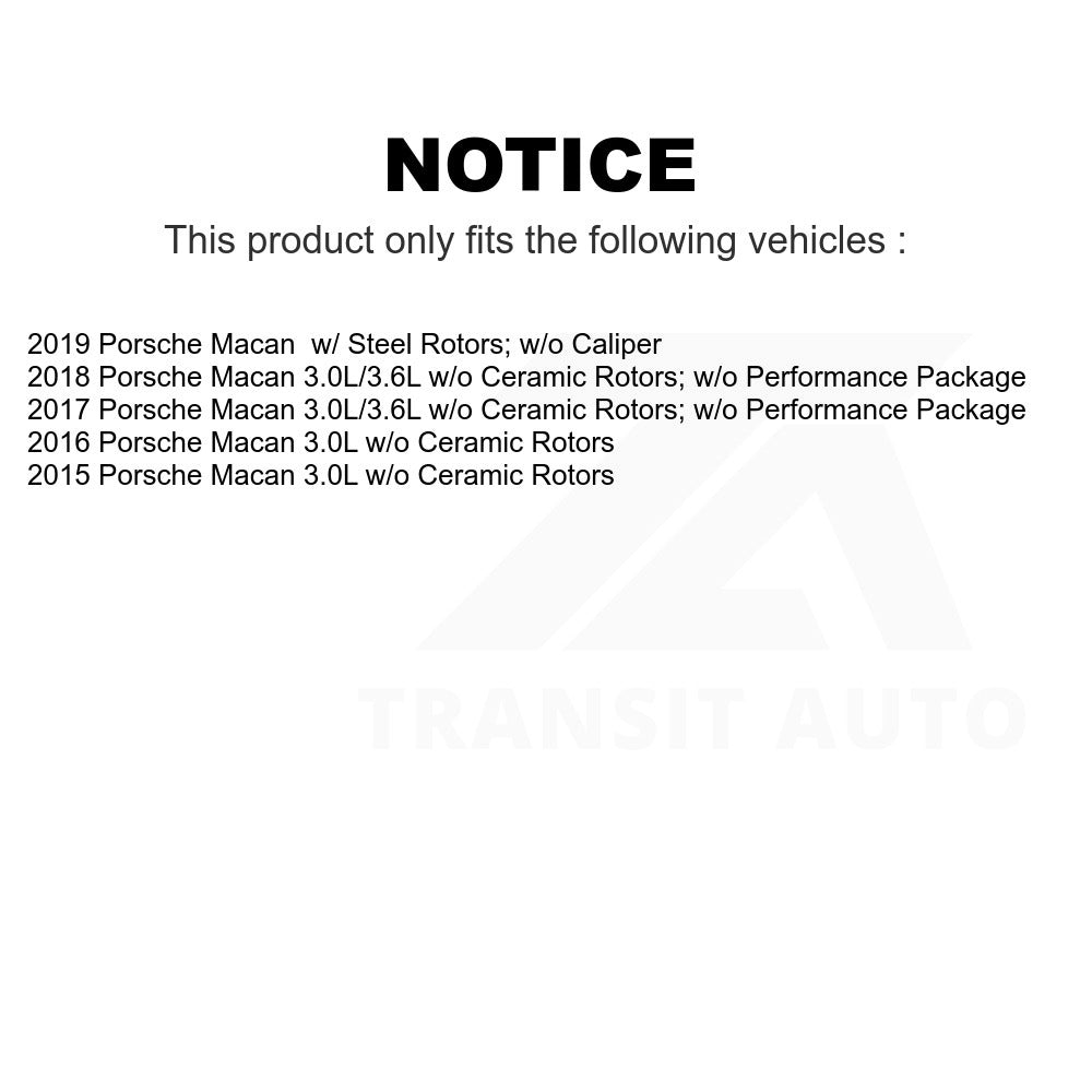 Mpulse Front Disc Brake Pads Wear Sensor (2 Pack) For Porsche Macan